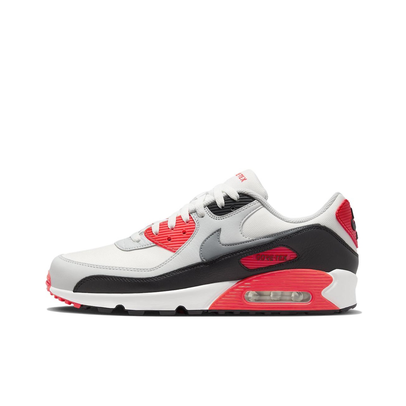 Nike Shoes Air Max 90 - ナイキ エア マックス 90 ゴアテックス「ブライトクリムゾン」メッシュ、レザー ロートップ