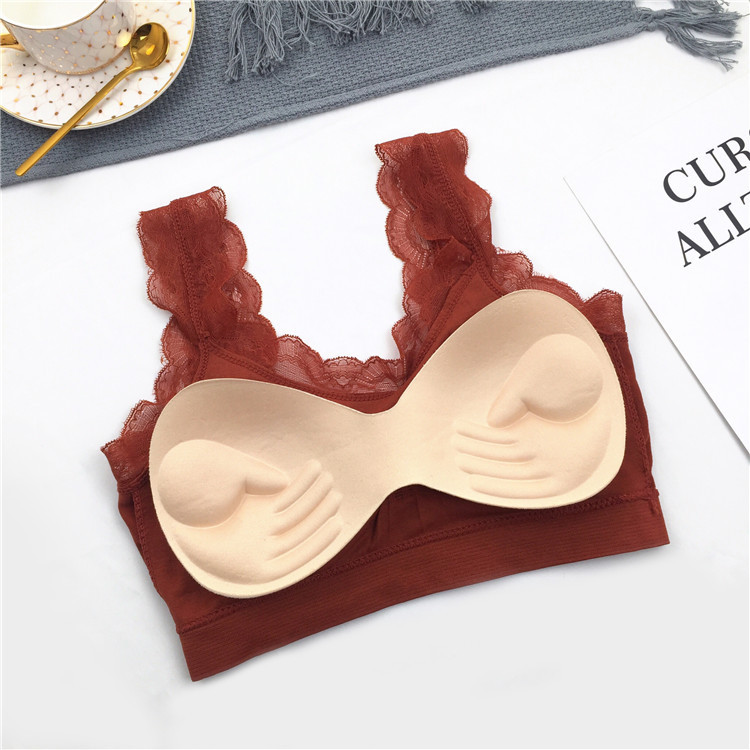 女性のためのセクシーな3Dレースのランジェリー,シームレスな - Bralette Triangle Set のレビューと価格