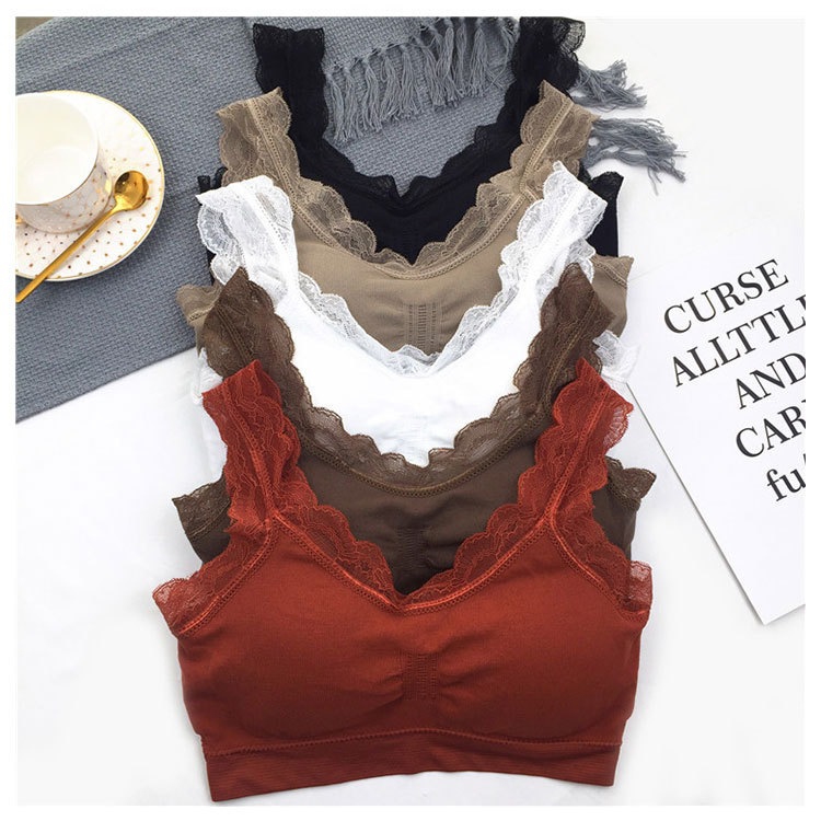 女性のためのセクシーな3Dレースのランジェリー,シームレスな - Bralette Triangle Set のレビューと価格