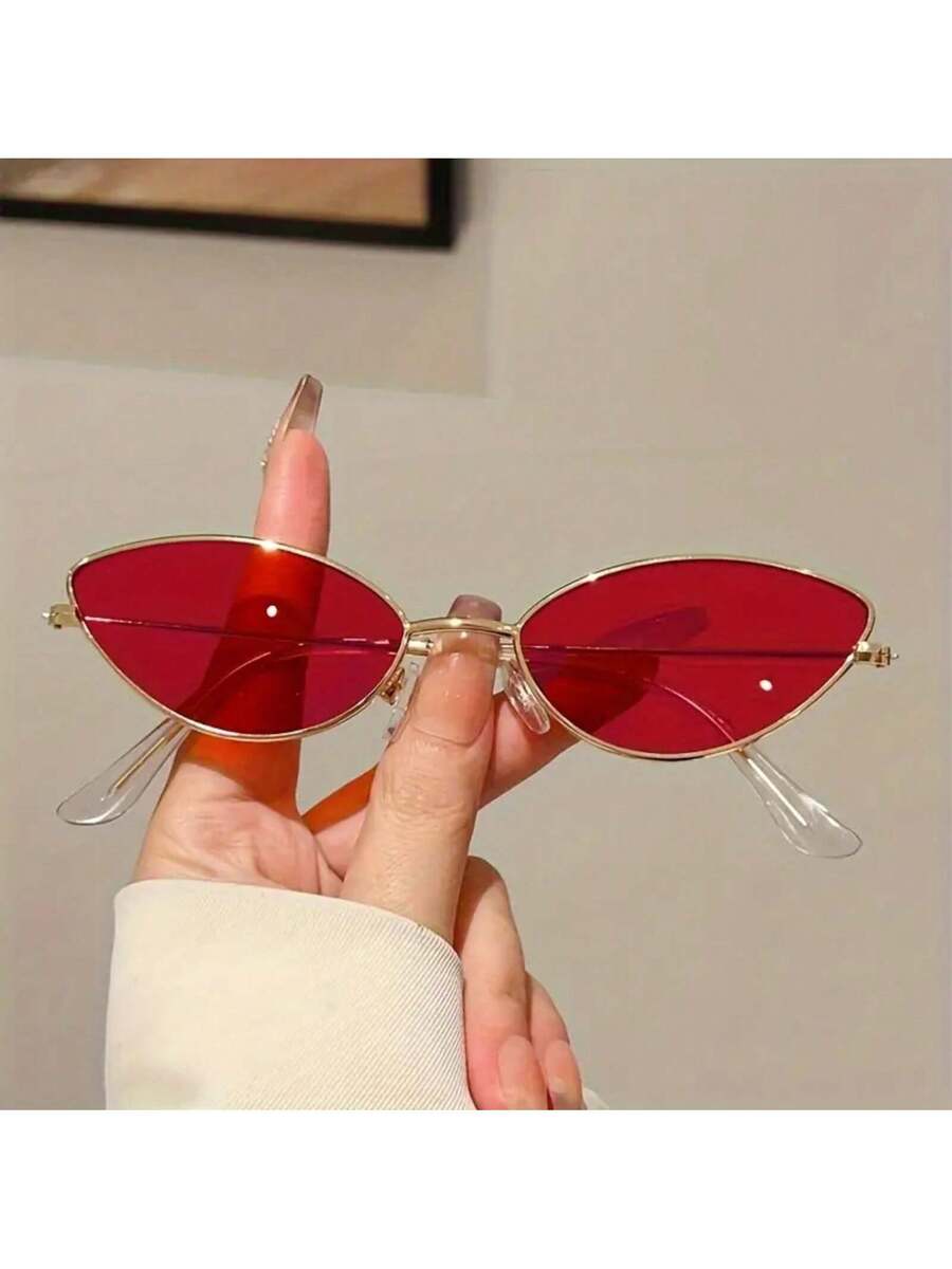 1 ペア女性新しいキャットアイモデルファッションメガネ絶妙な - Sunglasses Cat Eye のレビューと価格