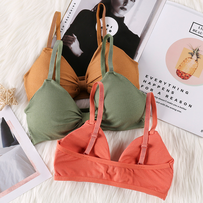 セクシーなアクティブブラ、女性用シームレスブラレット、フィッ - Bralette Triangle Set のレビューと価格