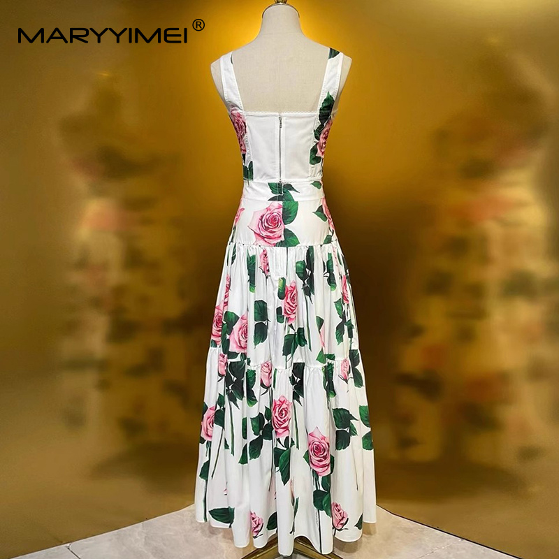 MARYYIMEI 花柄プリーツスプライシングファッションス - Romper Floral Print のレビューと価格